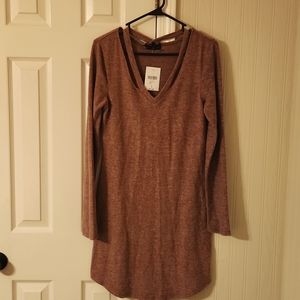 Forever21 Large Mauve Knit Dress
